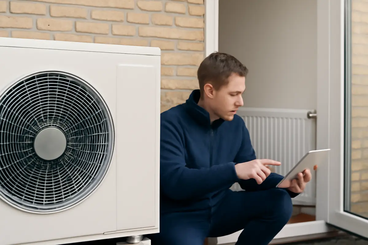 Energiebesparing hybride warmtepomp: praktijkvoorbeeld