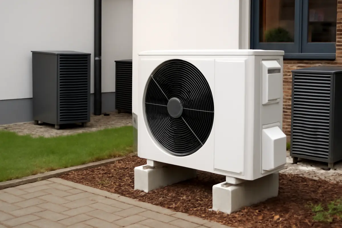 Verschillende warmtepomptypen en hun geluidseigenschappen