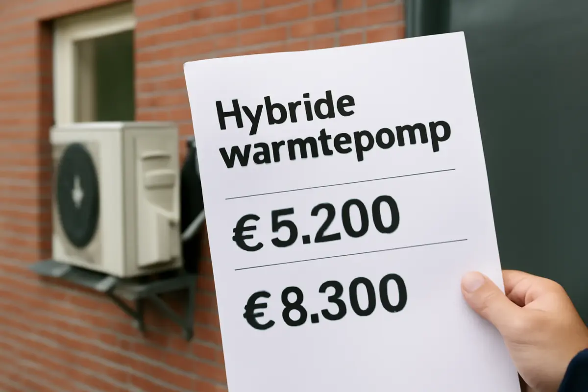 Wat kost een hybride warmtepomp werkelijk?