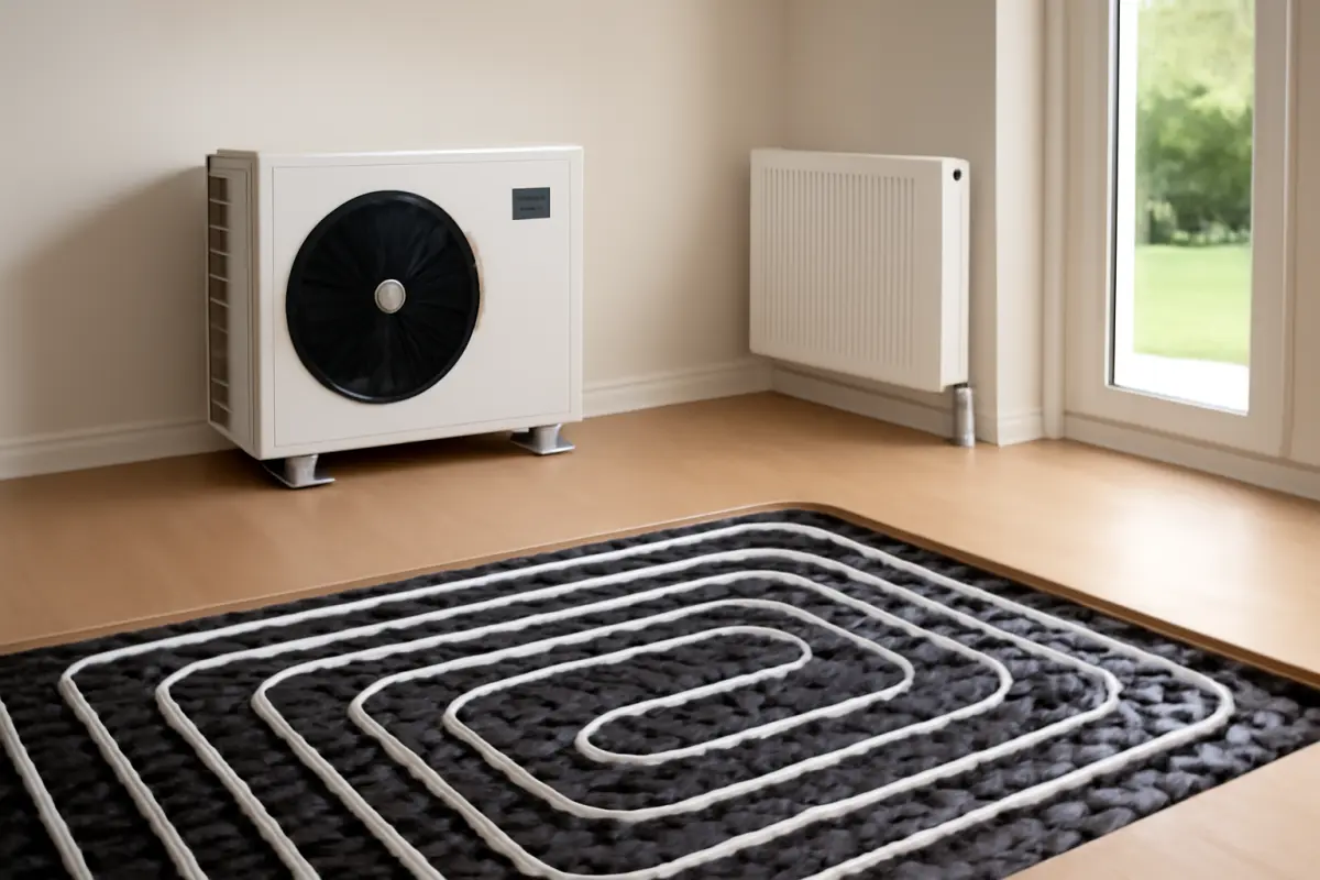 Verwarmingssysteem: vloerverwarming tegen radiatorverwarming